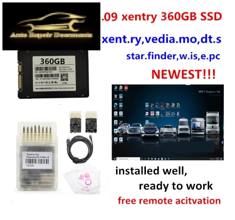  Phần mềm DAS 2023.09 Xentry mới nhất, đầy đủ các phần mềm, DTS, Vediamo, WIS, EPC, Starfinder trên ổ SSD 360GB với Tactrix Openport 2.0, sẵn sàng sử dụng.